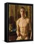The Boxer, 1933 (Oil on Canvas)-Konstantin Andreevic Somov-Framed Stretched Canvas