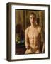 The Boxer, 1933 (Oil on Canvas)-Konstantin Andreevic Somov-Framed Giclee Print