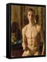 The Boxer, 1933 (Oil on Canvas)-Konstantin Andreevic Somov-Framed Stretched Canvas