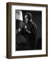 The Boxer, a Sunderland Miner, 1964-Michael Walters-Framed Photographic Print