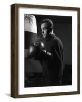 The Boxer, a Sunderland Miner, 1964-Michael Walters-Framed Photographic Print