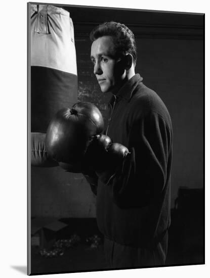 The Boxer, a Sunderland Miner, 1964-Michael Walters-Mounted Photographic Print