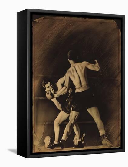 The Boxing Match-Rob Johnson-Framed Stretched Canvas
