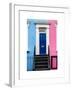 The Boy and Girl Home - Building Facade Colors Blue and Pink - Portobello Road - Notting Hill - UK-Philippe Hugonnard-Framed Photographic Print