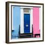 The Boy and Girl Home - Building Facade Colors Blue and Pink - Portobello Road - Notting Hill - UK-Philippe Hugonnard-Framed Photographic Print
