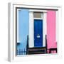 The Boy and Girl Home - Building Facade Colors Blue and Pink - Portobello Road - Notting Hill - UK-Philippe Hugonnard-Framed Photographic Print