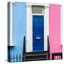 The Boy and Girl Home - Building Facade Colors Blue and Pink - Portobello Road - Notting Hill - UK-Philippe Hugonnard-Stretched Canvas