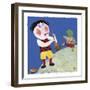 The Boy Blew His Horn-Barbara Olsen-Framed Giclee Print