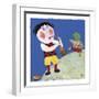 The Boy Blew His Horn-Barbara Olsen-Framed Giclee Print