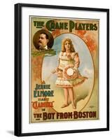 The Boy from Boston - Claribel-Courier-Framed Art Print