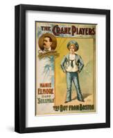 The Boy from Boston - Sullivan-Courier-Framed Art Print