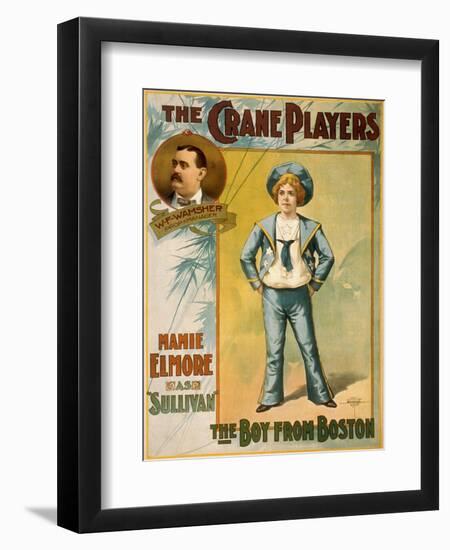 The Boy from Boston - Sullivan-Courier-Framed Art Print