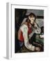 The Boy in the Red Waistcoat-Paul Cézanne-Framed Premium Giclee Print