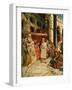 The boy Jesus at the temple - Bible-William Brassey Hole-Framed Giclee Print