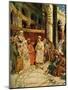 The boy Jesus at the temple - Bible-William Brassey Hole-Mounted Giclee Print