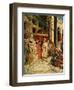 The boy Jesus at the temple - Bible-William Brassey Hole-Framed Giclee Print