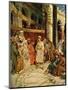 The boy Jesus at the temple - Bible-William Brassey Hole-Mounted Giclee Print