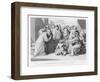 The Boy Jesus Discusses Theology with the Doctors in the Temple of Jerusalem-Friedrich Overbeck-Framed Art Print