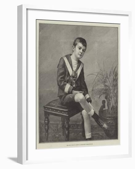 The Boy King of Servia, Alexander Obrenovitch-null-Framed Giclee Print