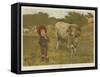 The Boy That Drove the Sheep-William Weekes-Framed Stretched Canvas