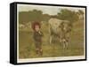 The Boy That Drove the Sheep-William Weekes-Framed Stretched Canvas