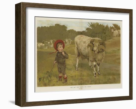 The Boy That Drove the Sheep-William Weekes-Framed Giclee Print