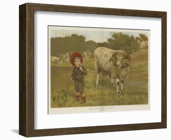 The Boy That Drove the Sheep-William Weekes-Framed Giclee Print