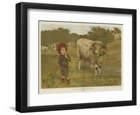 The Boy That Drove the Sheep-William Weekes-Framed Giclee Print