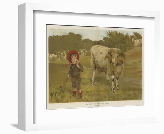 The Boy That Drove the Sheep-William Weekes-Framed Giclee Print