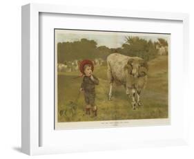 The Boy That Drove the Sheep-William Weekes-Framed Giclee Print