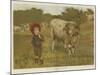 The Boy That Drove the Sheep-William Weekes-Mounted Giclee Print