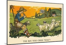 The Boy Who Creid "Wolf"!-Hauman-Mounted Art Print