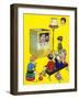 The Boy Who Wanted to Be on Television-Jesus Blasco-Framed Giclee Print