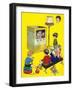 The Boy Who Wanted to Be on Television-Jesus Blasco-Framed Giclee Print