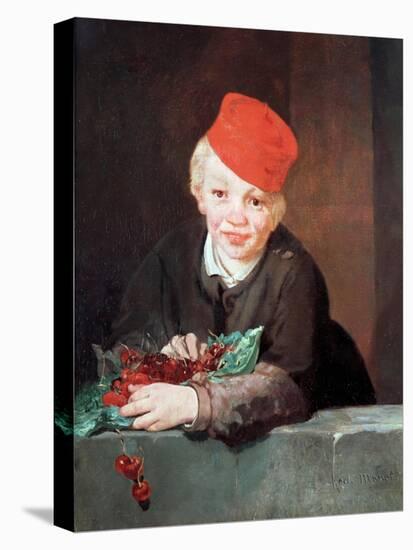 The Boy with the Cherries, 1859-Edouard Manet-Stretched Canvas