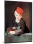 The Boy with the Cherries, 1859-Edouard Manet-Mounted Giclee Print