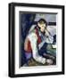 The Boy with the Red Vest-Paul Cézanne-Framed Giclee Print