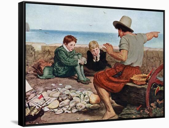 The Boyhood of Raleigh, 1908-1909-John Everett Millais-Framed Stretched Canvas