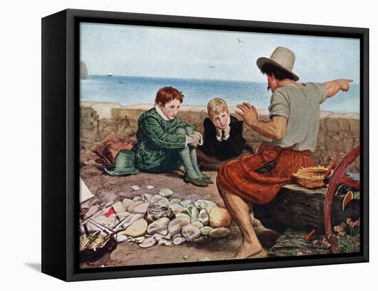 The Boyhood of Raleigh, 1908-1909-John Everett Millais-Framed Stretched Canvas