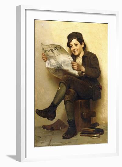 The Boys' New York, 1886-John George Brown-Framed Giclee Print