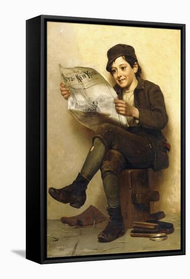 The Boys' New York, 1886-John George Brown-Framed Stretched Canvas