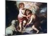 The Boys with the Shell, C1670-Bartolom? Esteban Murillo-Mounted Giclee Print