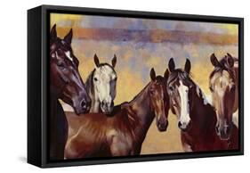 The Boys-Julie Chapman-Framed Stretched Canvas