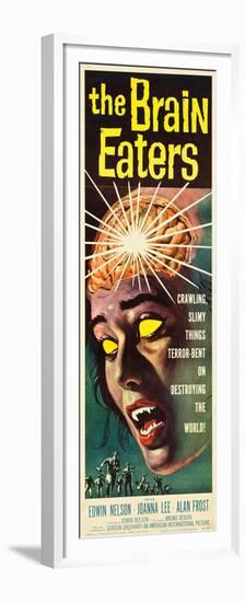 The Brain Eaters, insert poster, 1958-null-Framed Premium Giclee Print