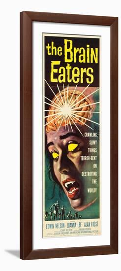 The Brain Eaters, insert poster, 1958-null-Framed Art Print