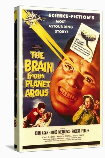 The Brain From Planet Arous, 1958-null-Stretched Canvas