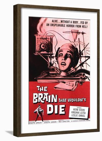 The Brain That Wouldn't Die, Virginia Leith, 1962-null-Framed Art Print