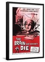 The Brain That Wouldn't Die, Virginia Leith, 1962-null-Framed Art Print