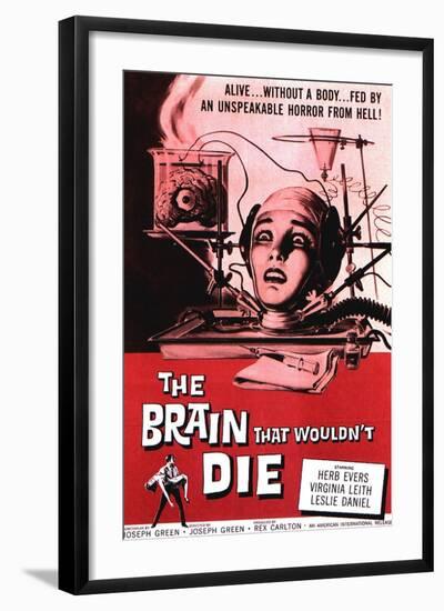 The Brain That Wouldn't Die, Virginia Leith, 1962-null-Framed Art Print