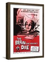 The Brain That Wouldn't Die, Virginia Leith, 1962-null-Framed Art Print